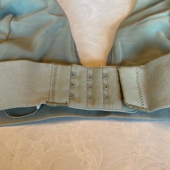 SKIMS COTTON PLUNGE BRALETTE Mineral Size 2X New - Picture 6 of 8